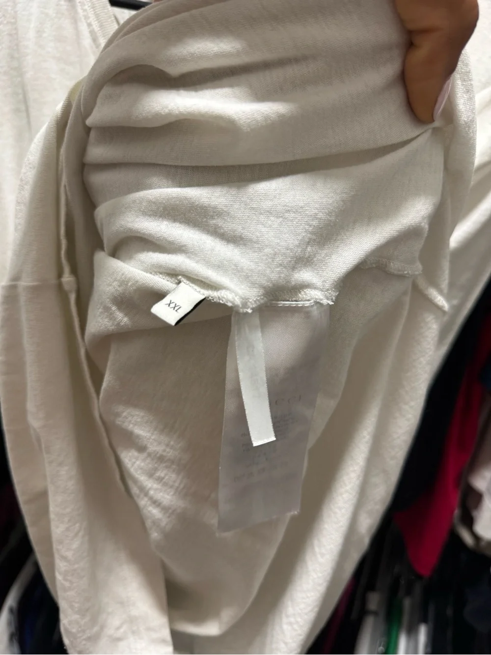 Gucci White Tee with Gold Logo and Green-Red Stripe